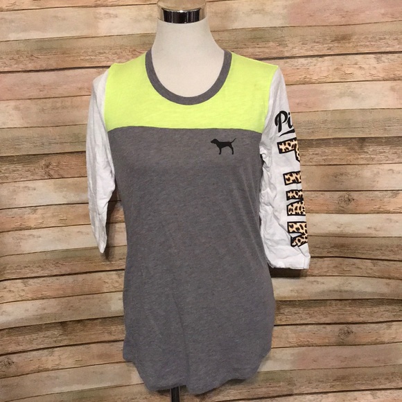 PINK Victoria's Secret Tops - Victoria’s Secret baseball top